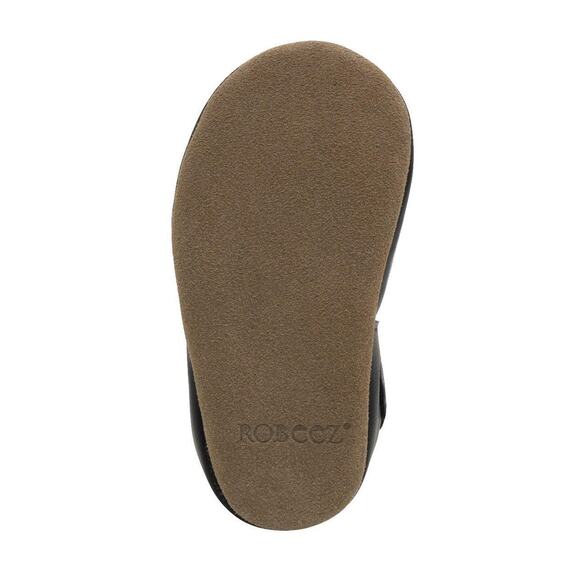 Robeez Fancy Bow Soft Sole Baby Girl Shoes Black NEW - Picture 12 of 12